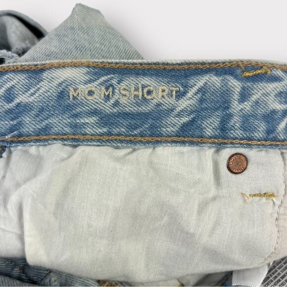 American Eagle Mom High-Rise Cuffed Shorts with Rainbow Pockets - Picture 4 of 8